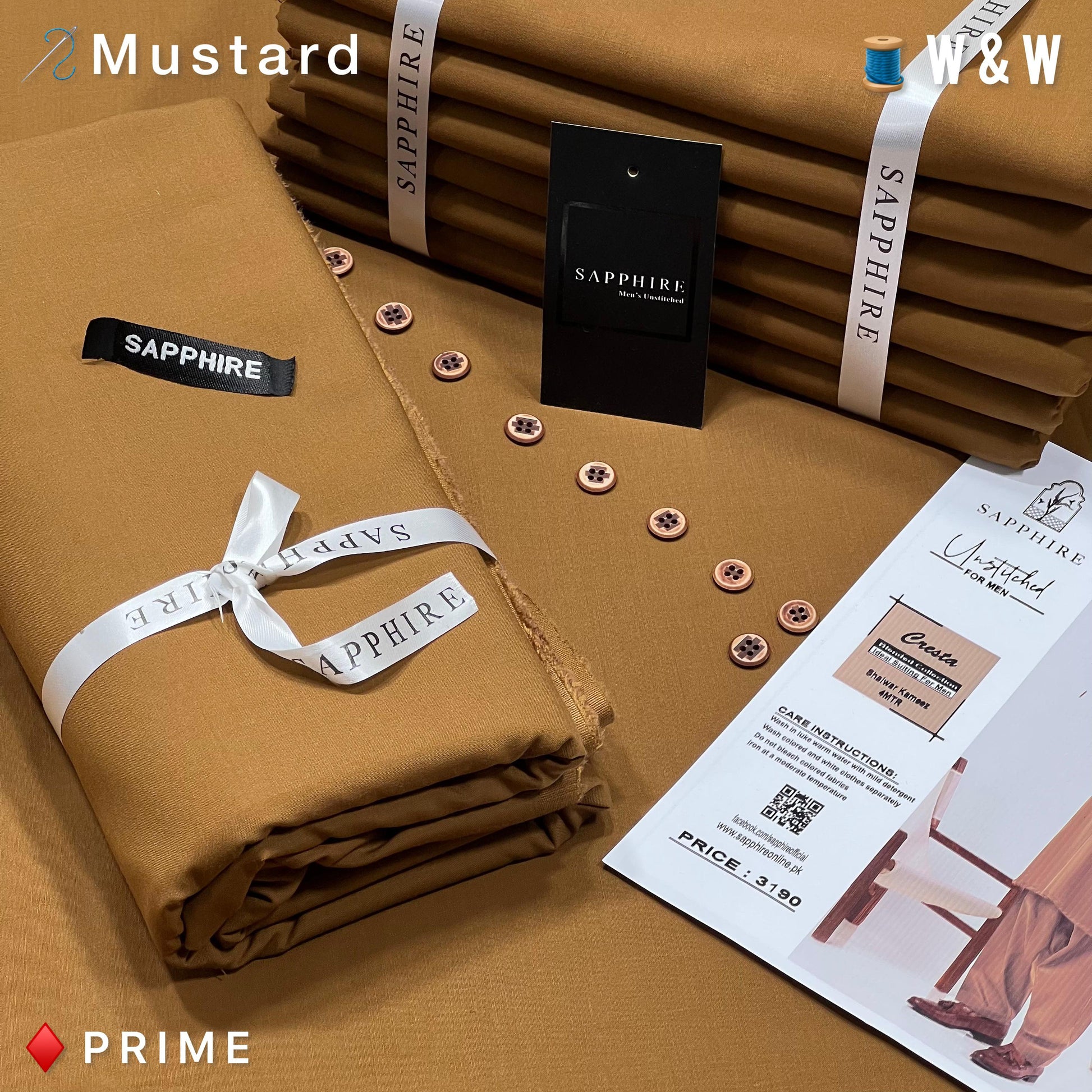 SAPPHIRE MENS' LUXURY WASH & WEAR