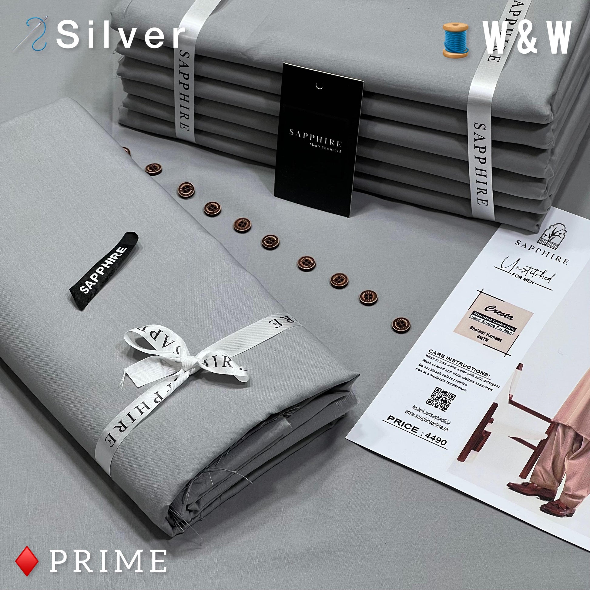 SAPPHIRE MENS' LUXURY WASH & WEAR