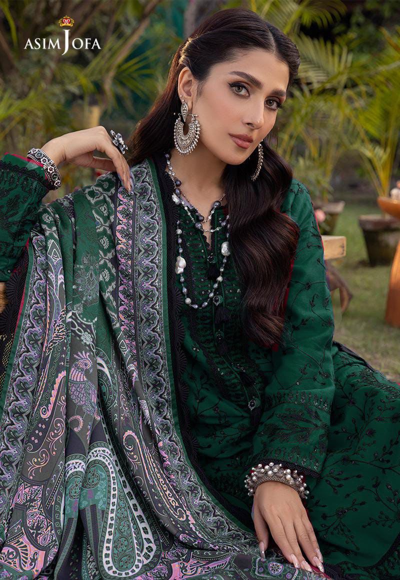 ASIM JOFA PURE LAWN 3-PIECE EMBROIDERED COLLECTION