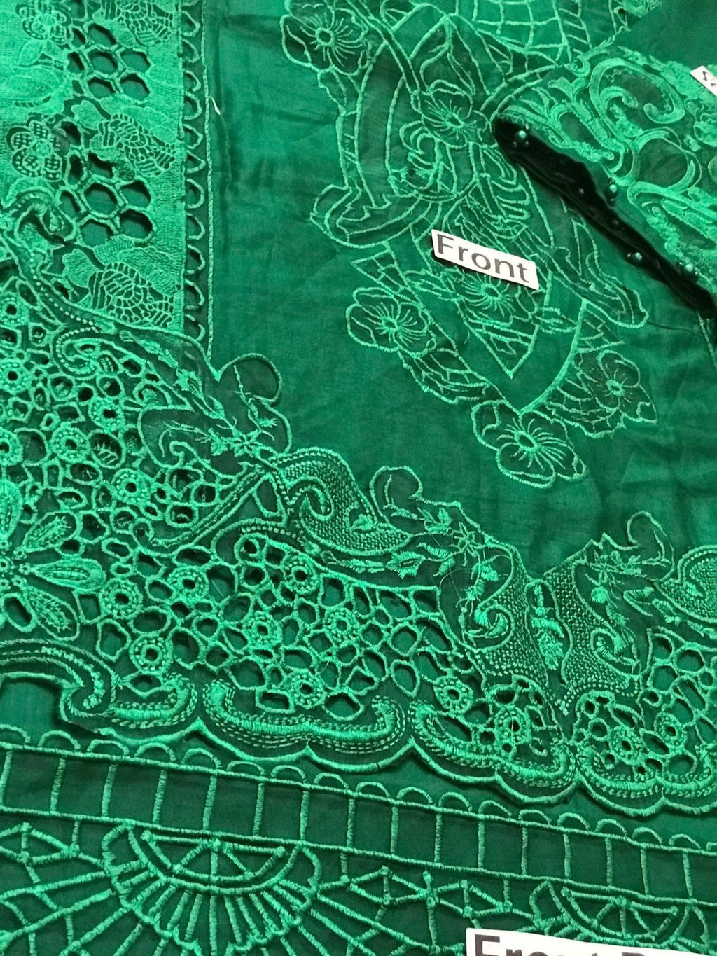 BIN ILYAS COTTON CHIKANKARI EMBROIDERED SUMMER UNSTITCED 3PC ✓