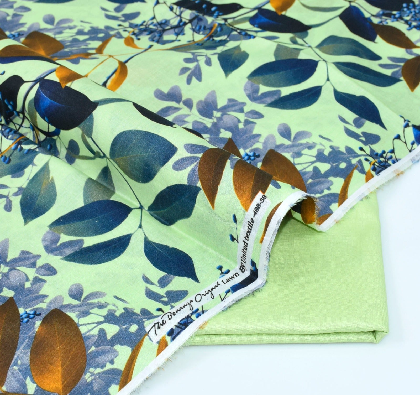 BONANZA LAWN PRINTED UNSTITCHED 2PC✓