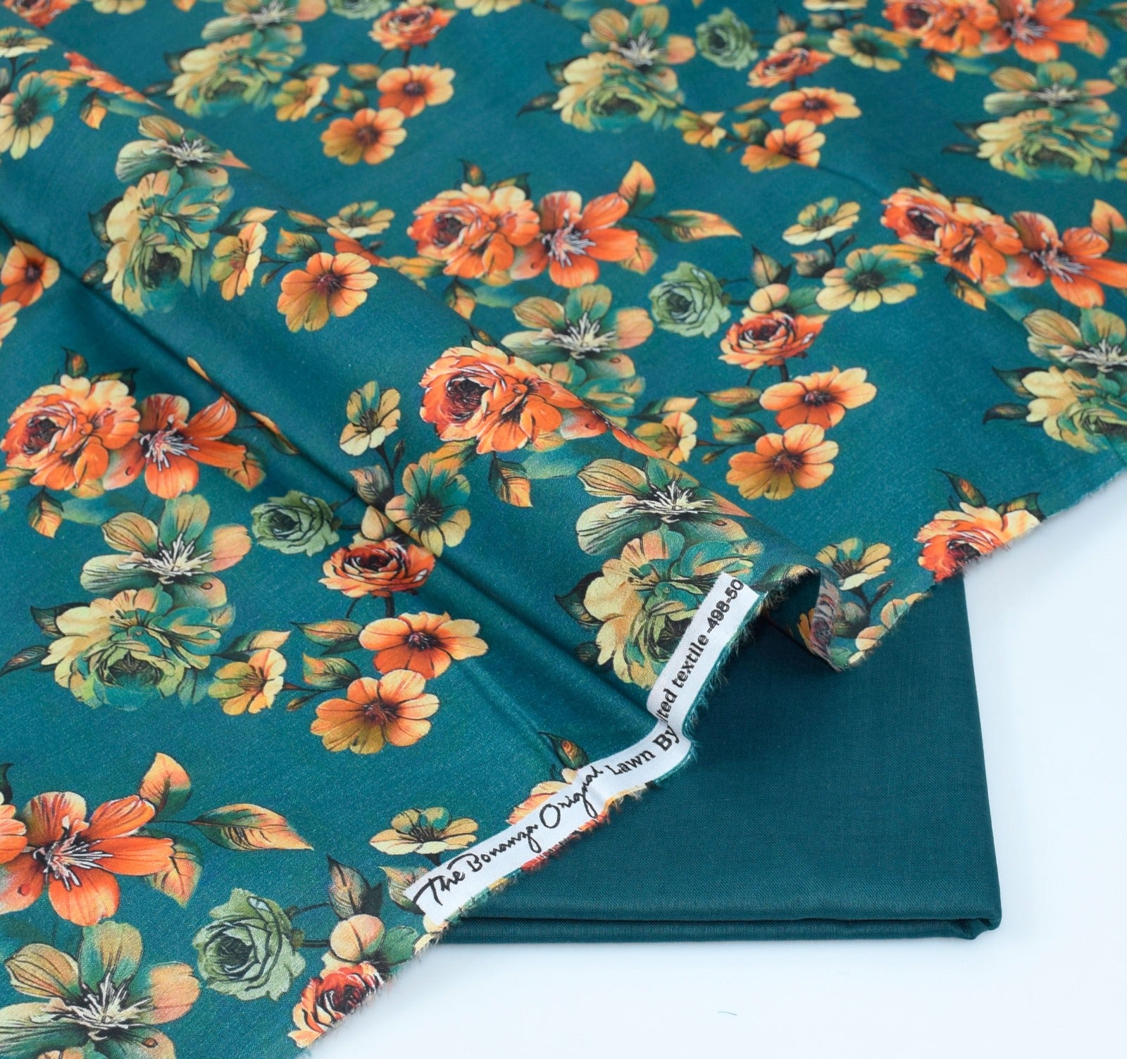 BONANZA LAWN PRINTED UNSTITCHED 2PC✓