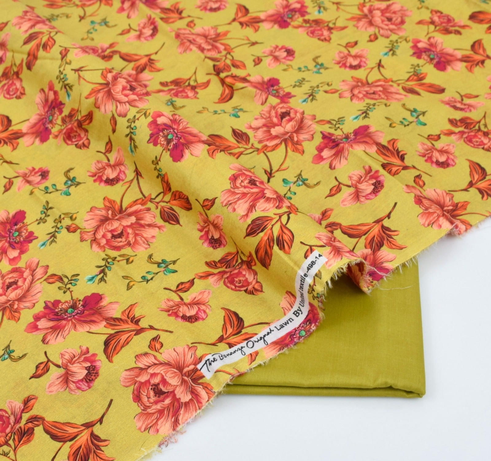 BONANZA LAWN PRINTED UNSTITCHED 2PC✓