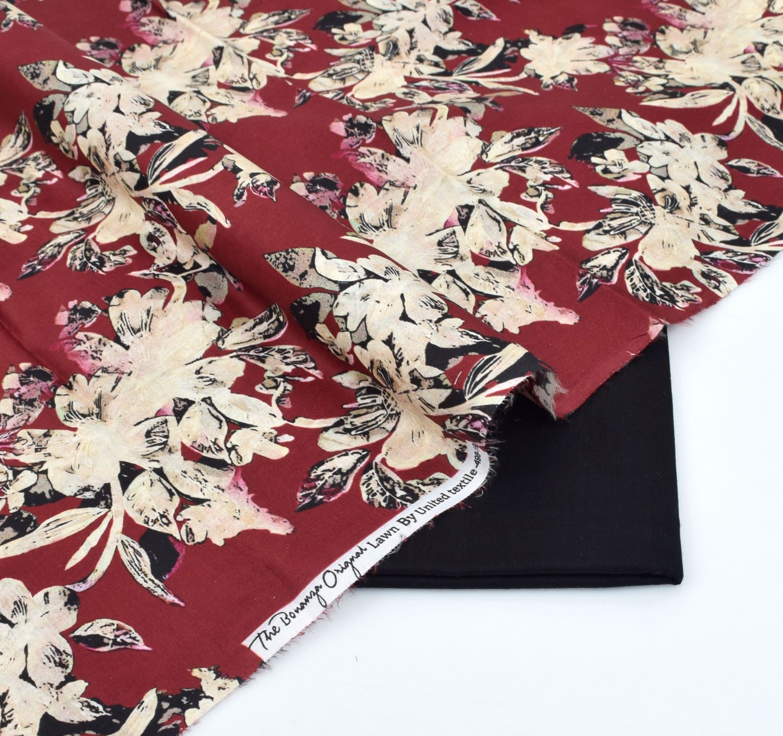 BONANZA LAWN PRINTED UNSTITCHED 2PC✓