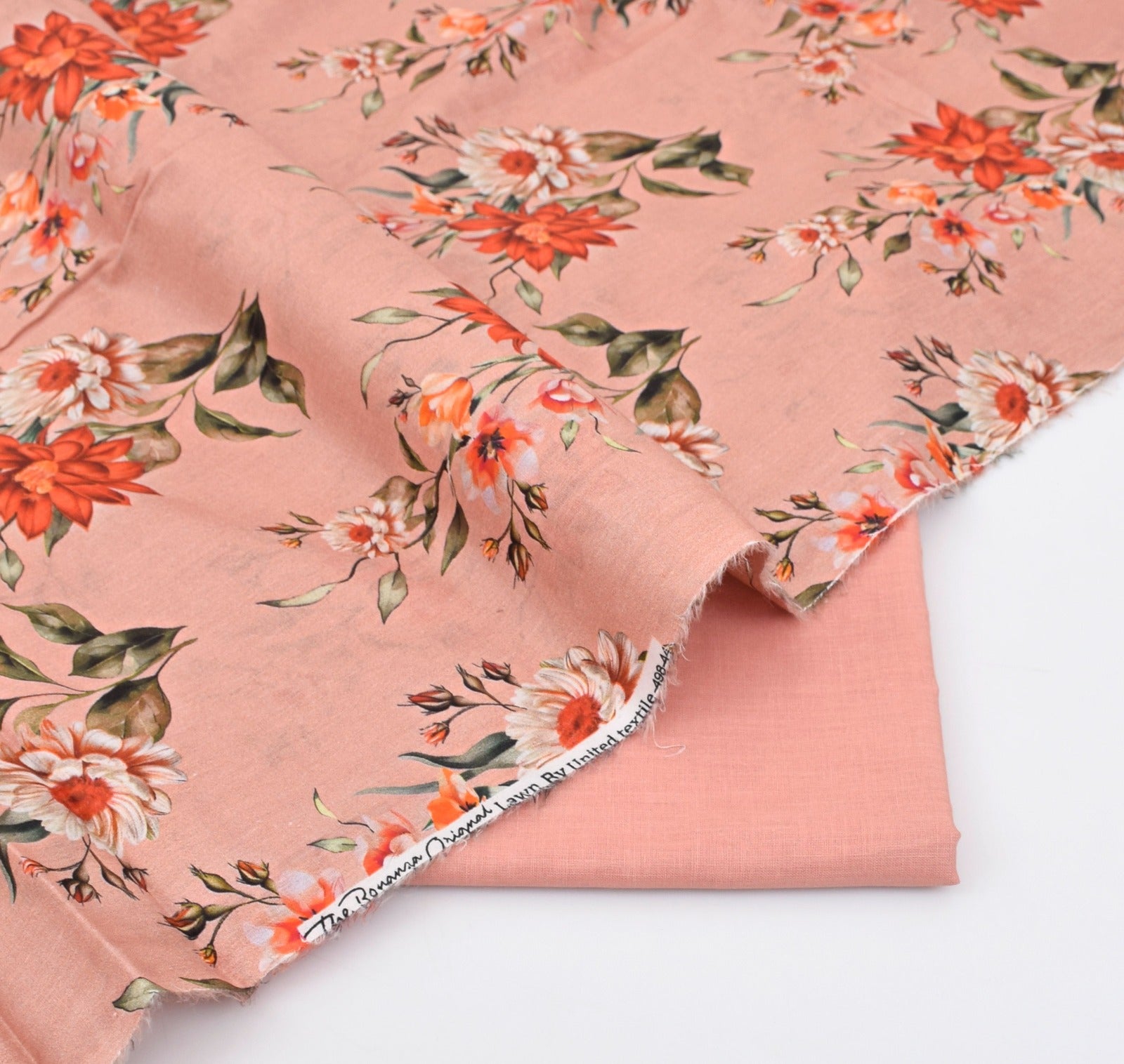 BONANZA LAWN PRINTED UNSTITCHED 2PC✓