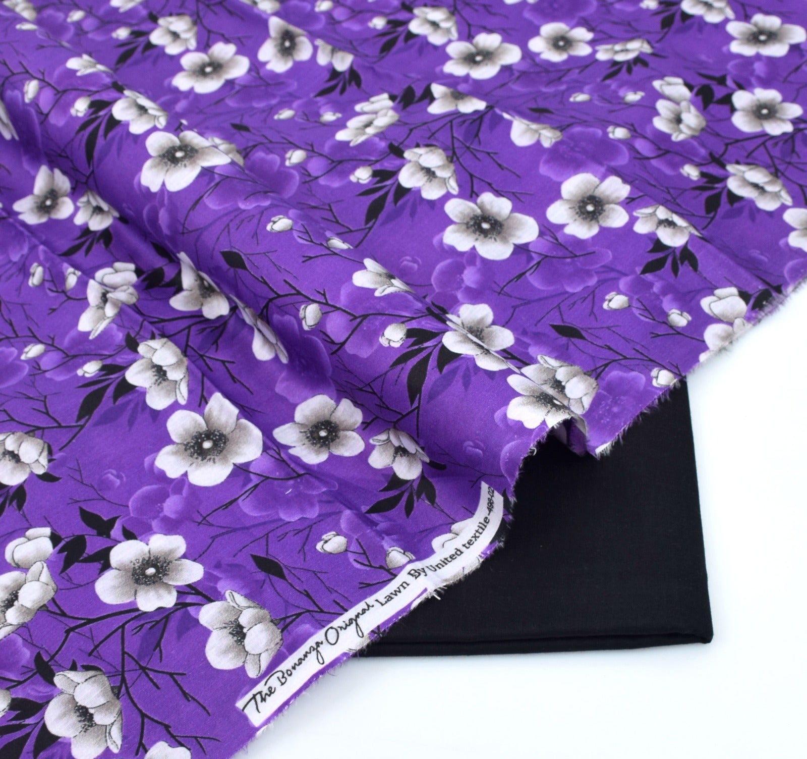 BONANZA LAWN PRINTED UNSTITCHED 2PC✓