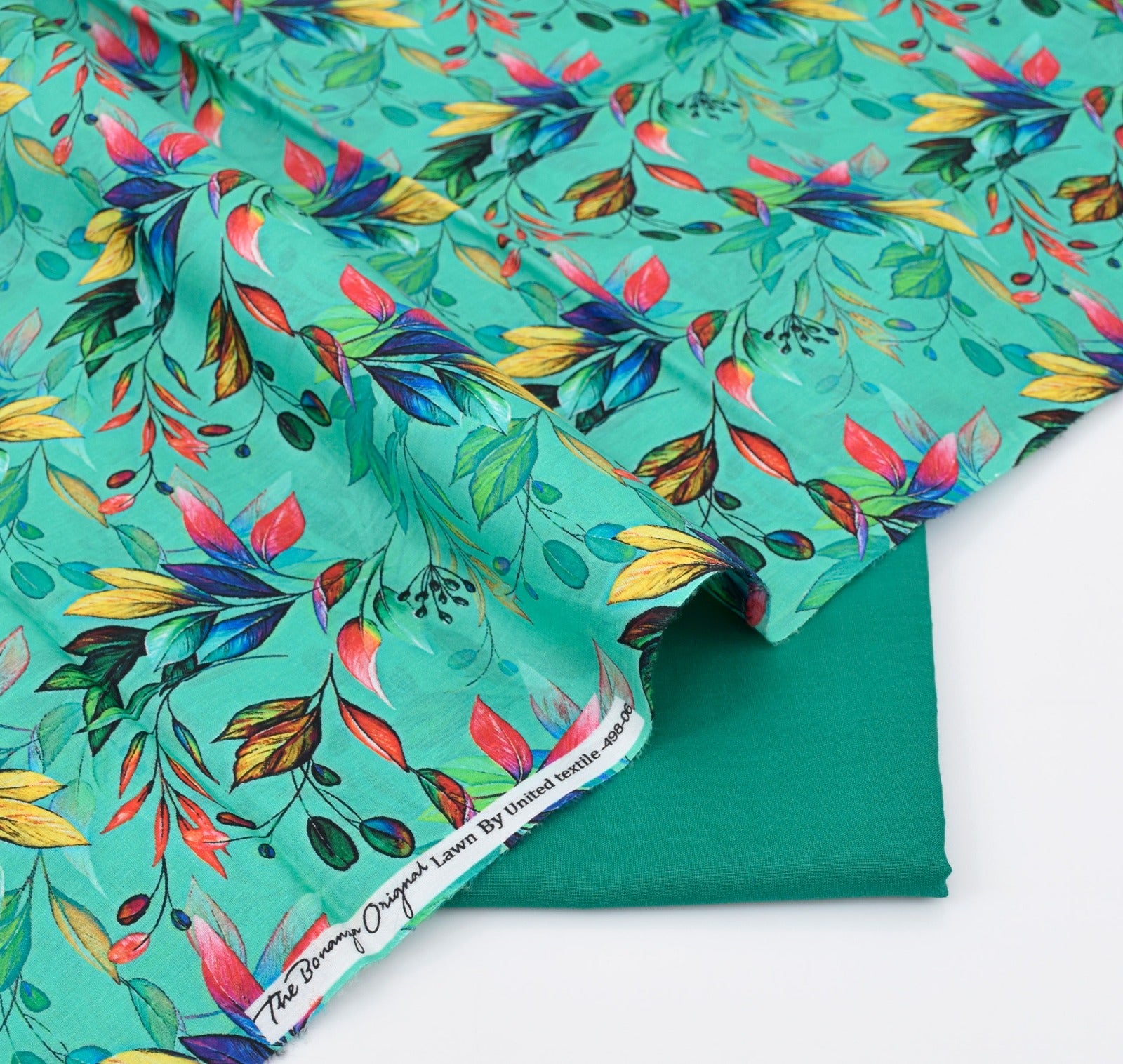 BONANZA LAWN PRINTED UNSTITCHED 2PC✓