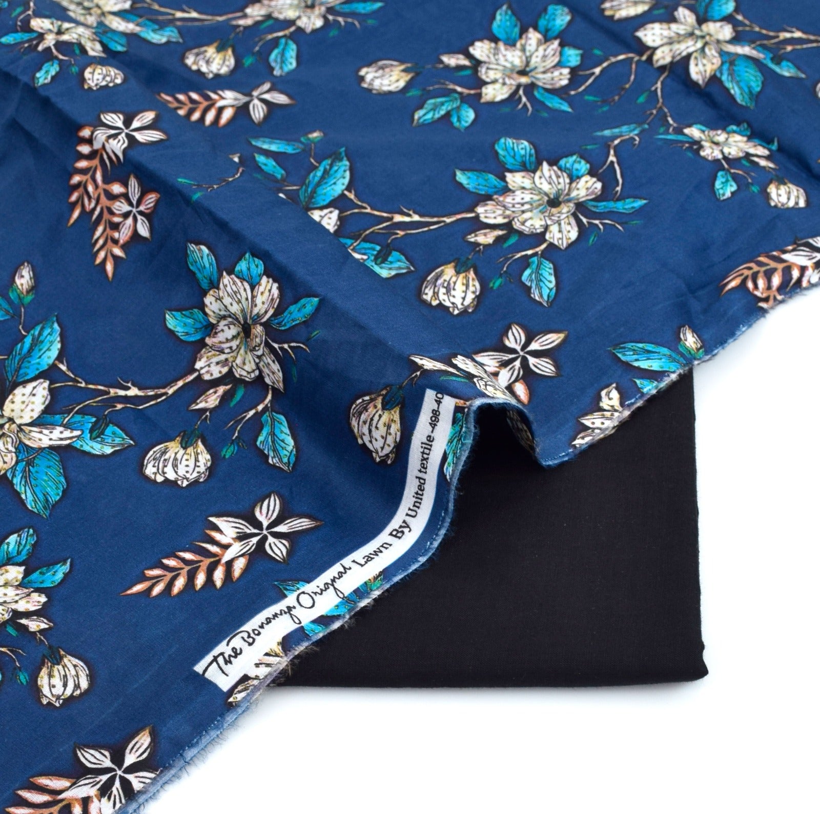 BONANZA LAWN PRINTED UNSTITCHED 2PC✓