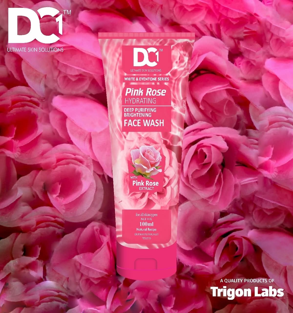 PINK ROSE HYDRATING DEEP PURIFYING BRIGHTENING FACE