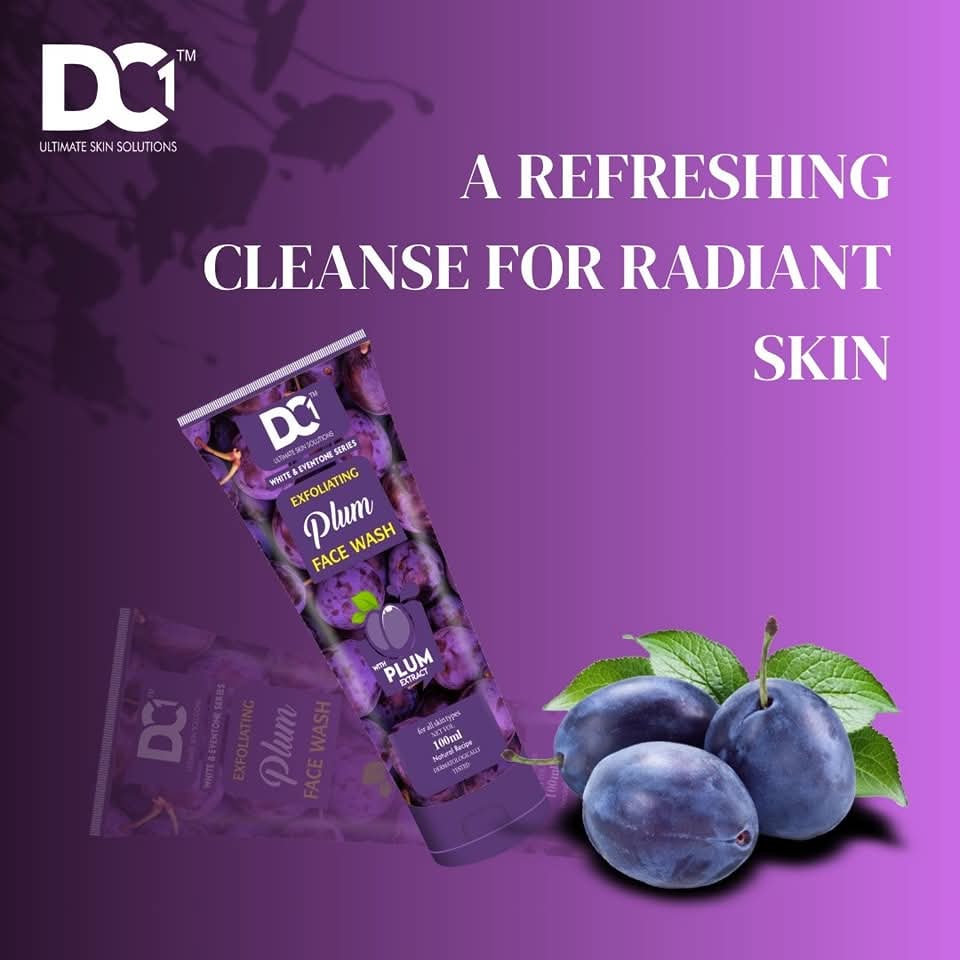 WHITE EVENTONE SERIES EXFOLIATING PLUM FACE WASH