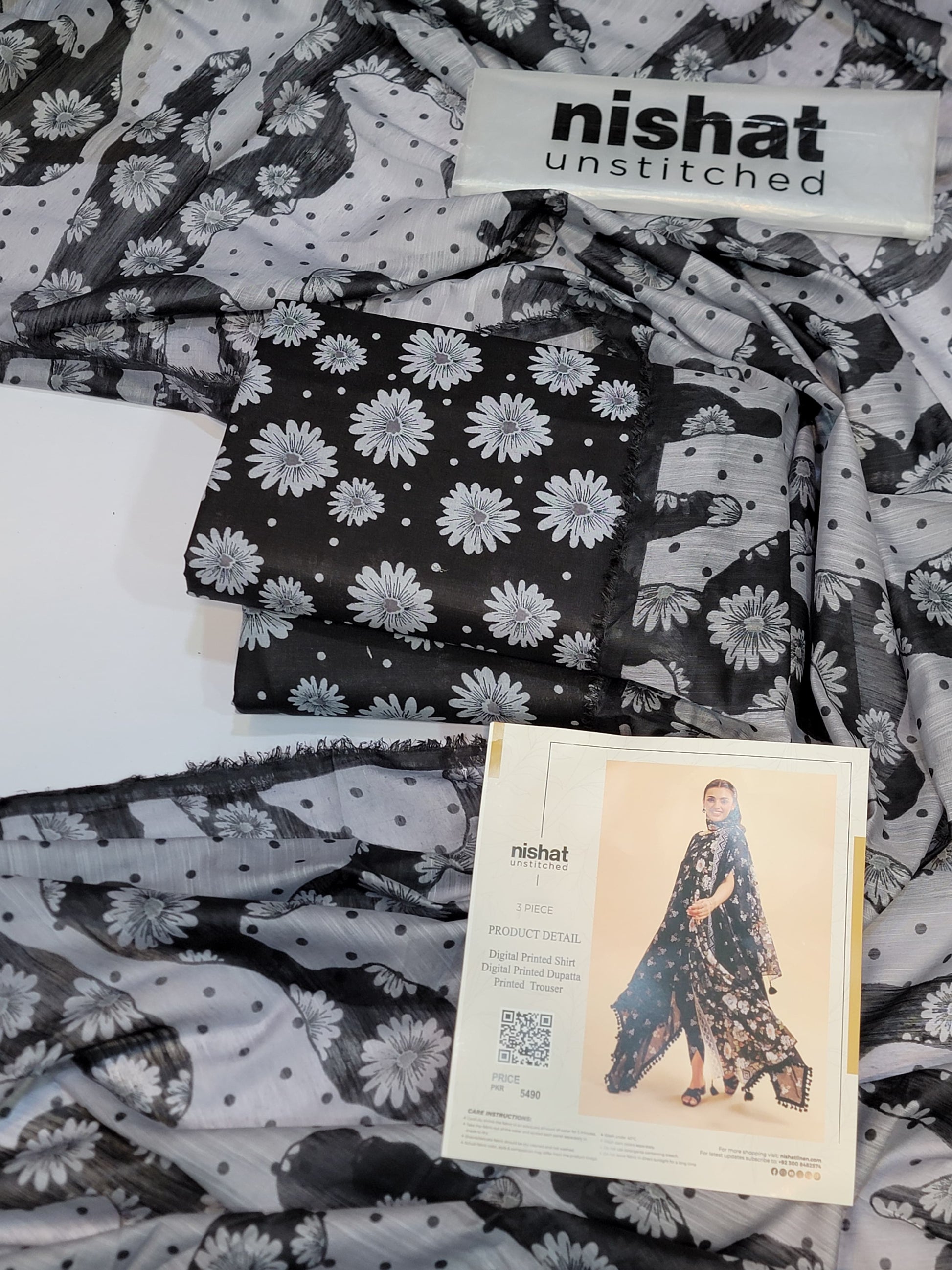 DIGITAL PRINTED PREMIUM 3PC LAWN COLLECTION 2K25