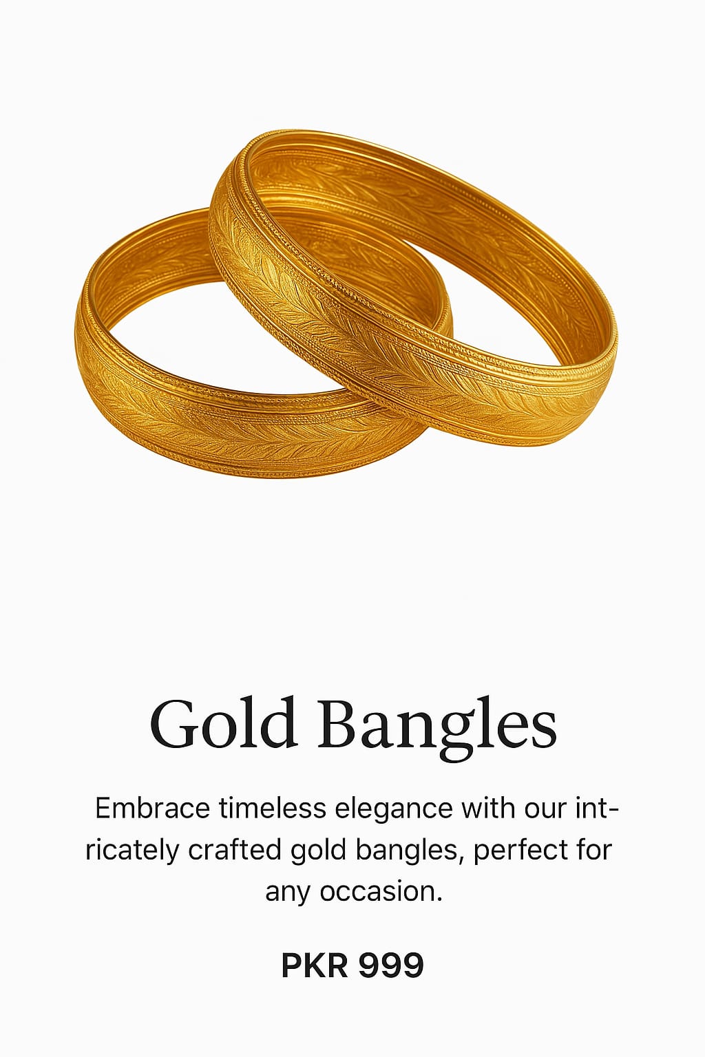 GOLD BANGLES