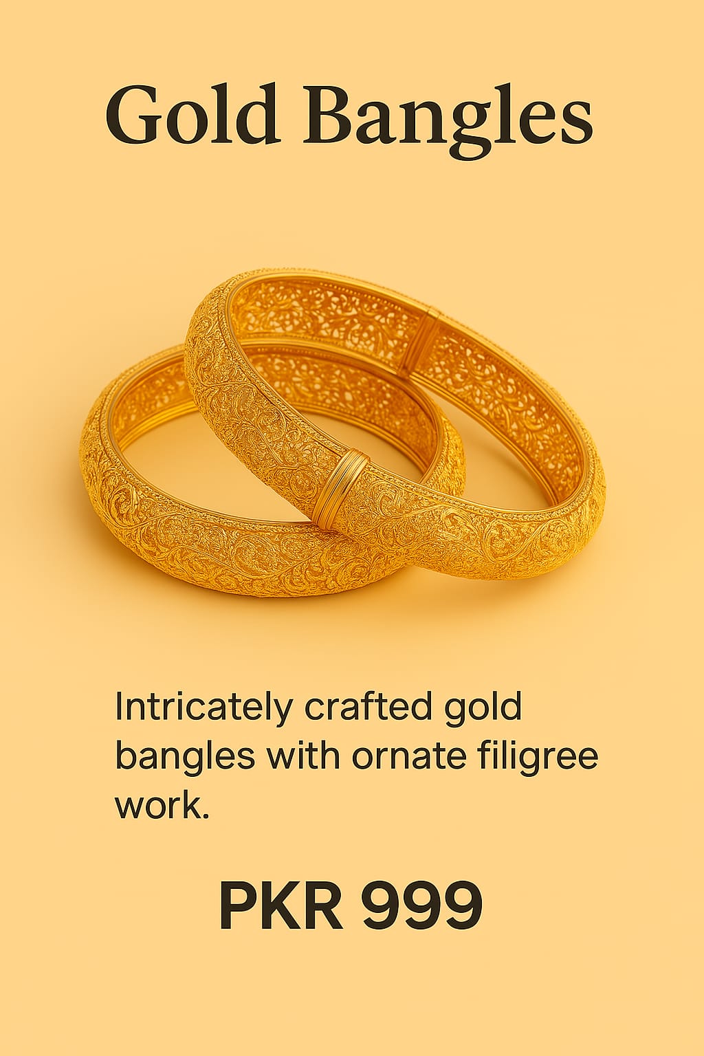 GOLD BANGLES