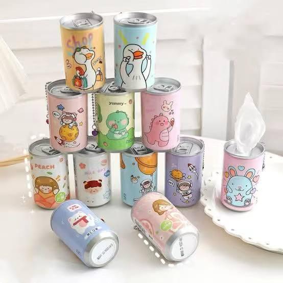 MINI PORTABLE WET WIPES TISSUE CAN FOR CLEANING FACE BODY FOR KIDS WOMEN AND MEN