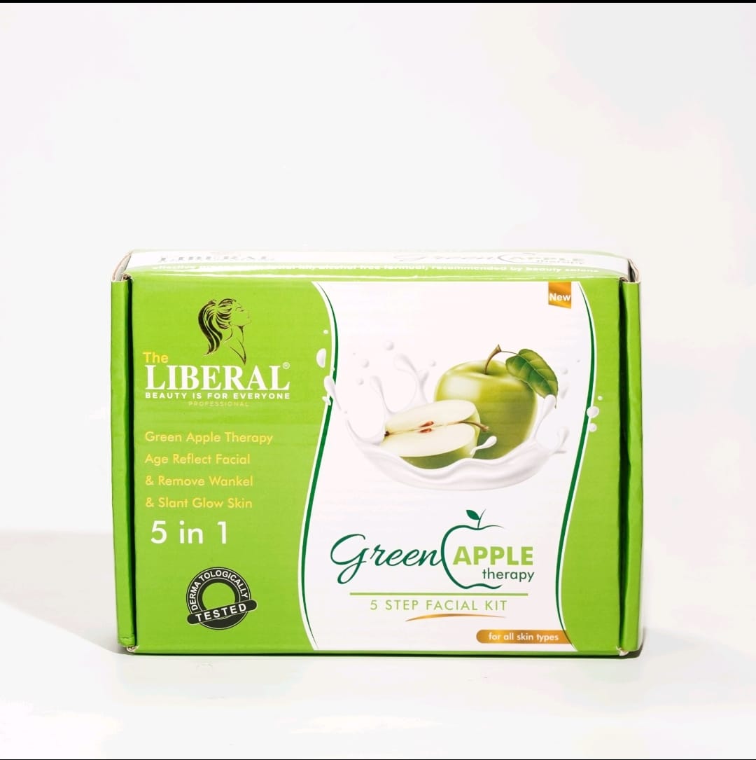 THE LIBERAL 🕊 GREEN APPLE 5 STEP FACIAL KIT