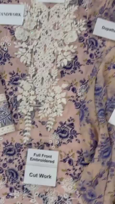 BIN SAEED LAWN PRINTED UNSTITCED 3PC